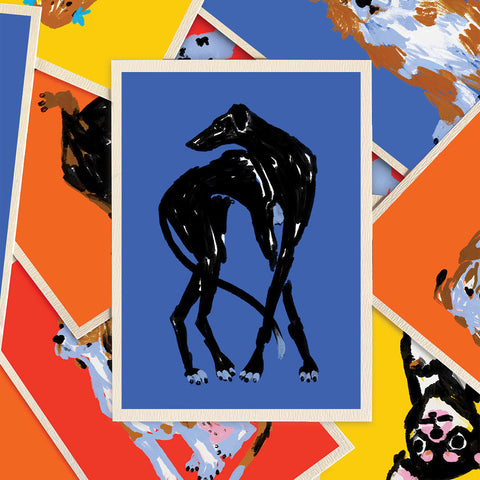 CARTE DE VOEUX - CHIEN