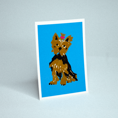 CARTE DE VOEUX - CHIEN