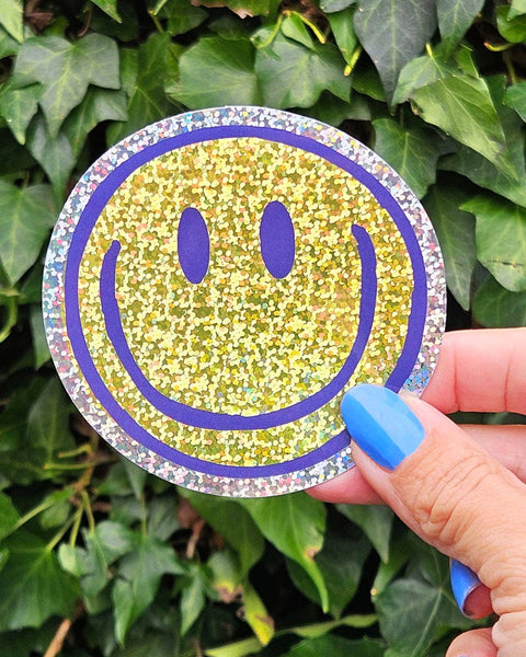 STICKER BRILLANT - SMILEY