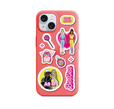 PLANCHE 15 STICKERS - 90'S GIRLS