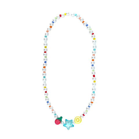 COLLIER ENFANT ÉLASTIQUE - PERLES