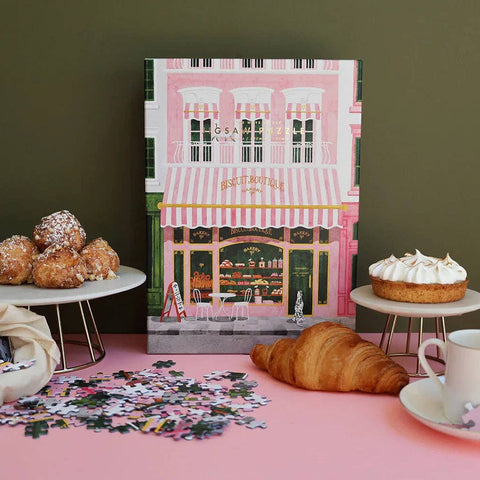 PUZZLE 1000 PIECES ILLUSTRÉ - BOULANGERIE ROSE