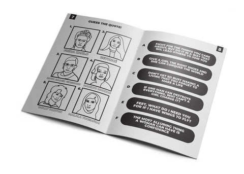 LIVRE DE JEUX & COLORIAGE - ICONIC WOMEN