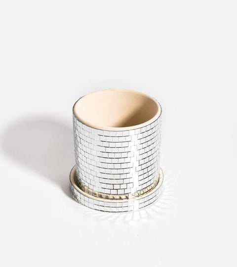 CACHE POT - MIROIRS DISCO