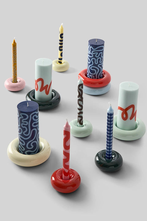 BOUGIES CHANDELLES - GRAPHIQUES (x4)