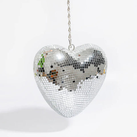 COEUR A SUSPENDRE - MIROIRS DISCO