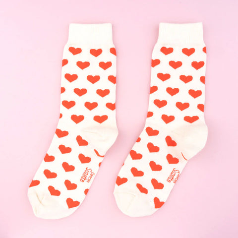 CHAUSSETTES COTON - COEURS