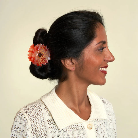 PINCE À CHEVEUX - FLEURS (FLOWER POWER)