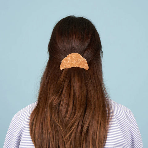 GRANDE BARRETTE À CHEVEUX - CROISSANT