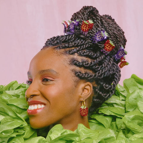 PINCE À CHEVEUX - FRUITS