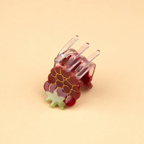 MINI PINCE À CHEVEUX - FRAMBOISE