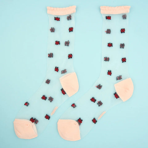 CHAUSSETTES TRANSPARENTES - COCCINELLE