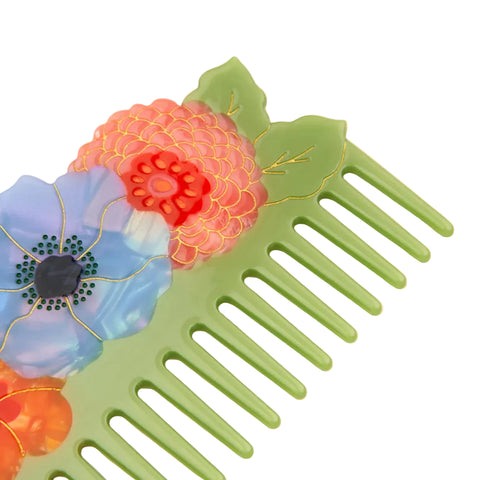 PEIGNE À CHEVEUX - BOUQUET DE FLEUR