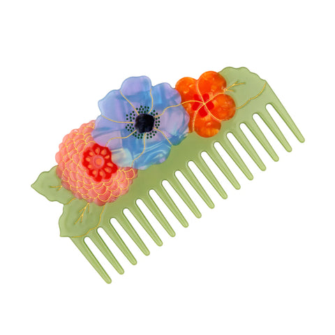 PEIGNE À CHEVEUX - BOUQUET DE FLEUR