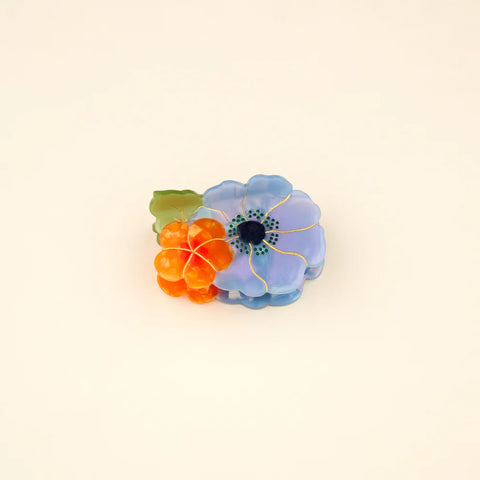 PINCE À CHEVEUX - FLEURS (FLOWER POWER)