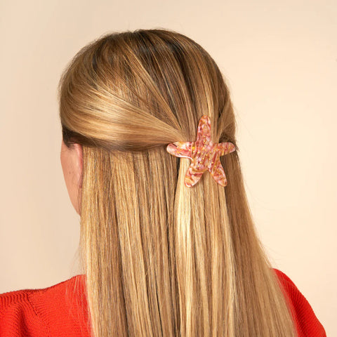 GRANDE BARRETTE À CHEVEUX - ÉTOILE DE MER