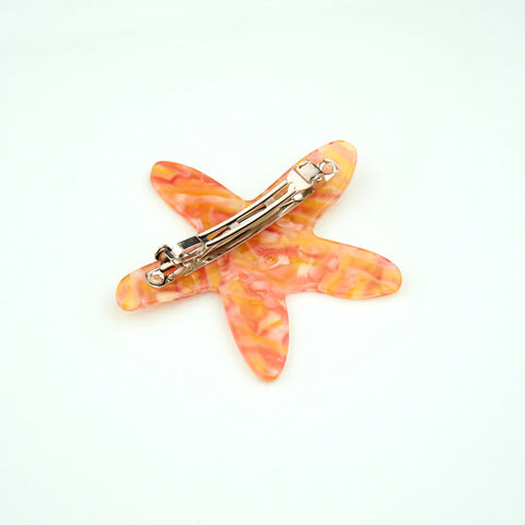 GRANDE BARRETTE À CHEVEUX - ÉTOILE DE MER