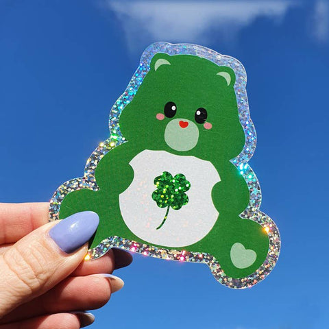 STICKER BRILLANT - BISOUNOURS VERT