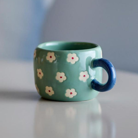 PETITE TASSE CERAMIQUE - FLEURS