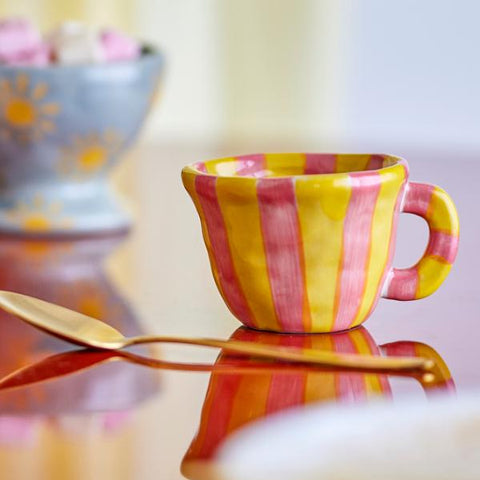 PETITE TASSE CERAMIQUE - RAYURES