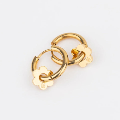 BOUCLES D'OREILLES - FLEURETTE OR