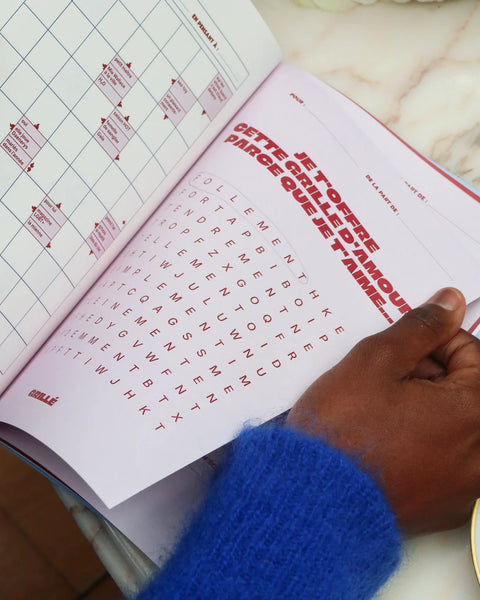 MOTS FLECHES GRILLÉ - collection AMOUR