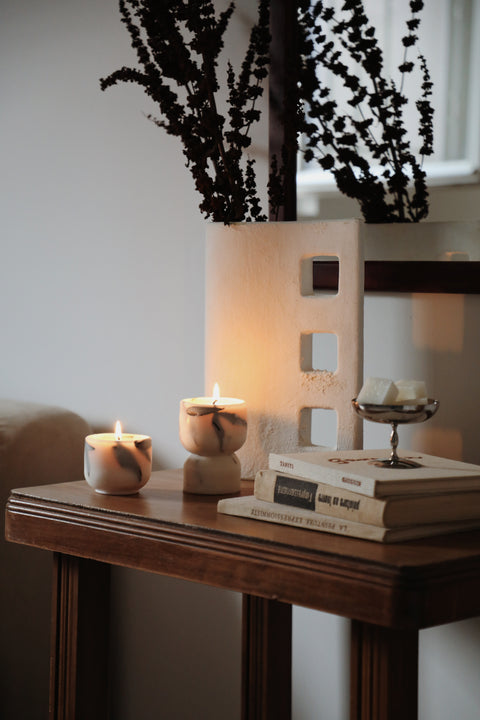 BOUGIE EN CIRE VEGETALE - 6 PARFUMS