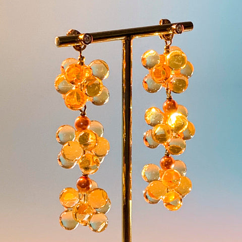 BOUCLES D'OREILLES - DAHLIA MAXI