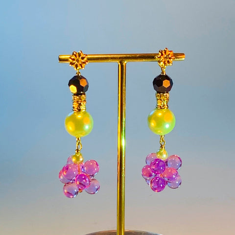 BOUCLES D'OREILLES - VERVEINE