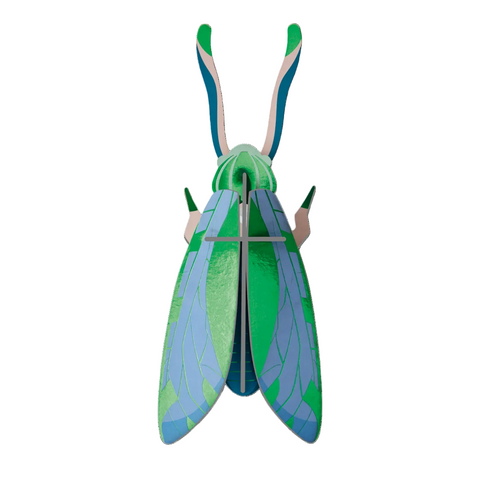 DECORATION MURALE BRILLANTE SAUTERELLE - JADE GRASSHOPPER