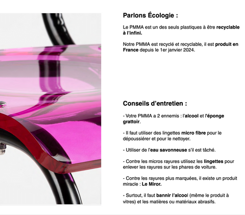 TABOURET HAUT - PLEXIGLASS ACRYLIQUE - COLORS