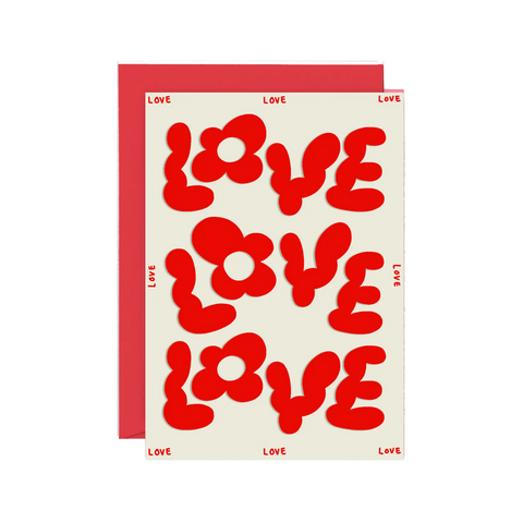CARTE RELIEF - AMOURS / MICKE LINDEBERGH