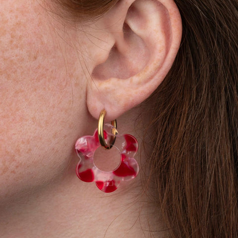 BOUCLES D'OREILLES - MAXI FLEURETTE