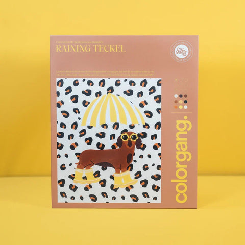 PEINTURE AU NUMERO - RAINING TECKEL