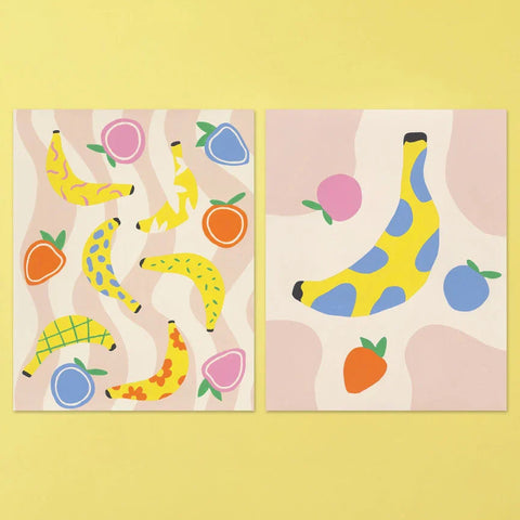 PEINTURE AU NUMERO - ROCK MY BANANA (lot de 2)