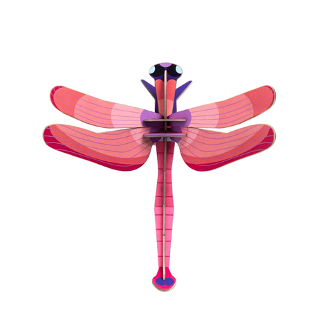DECORATION MURALE LIBELLULE - RUBY DRAGONFLY