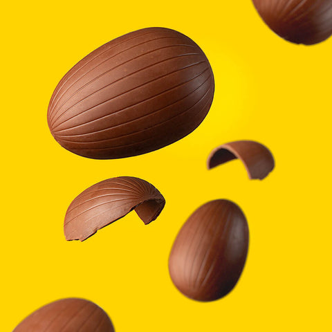 OEUFS DE PAQUES CHOCOLAT LAIT BIO - POULE AU OEUFS D'OR (x5)