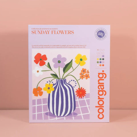 PEINTURE AU NUMERO - SUNDAY FLOWERS