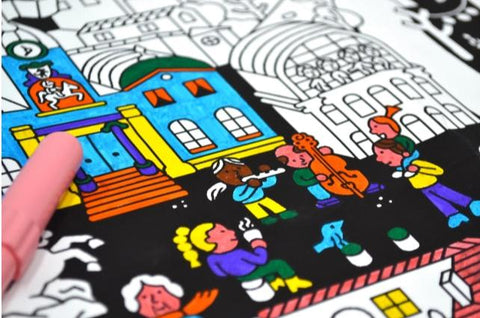 SUPER COLORIAGE - FÊTE DES LUMIÈRES