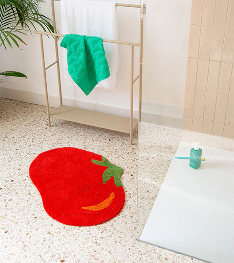 TAPIS DE BAIN - TOMATE