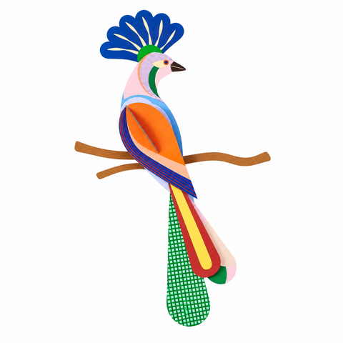DECORATION MURALE OISEAU - PARADISE BIRD TINJIL