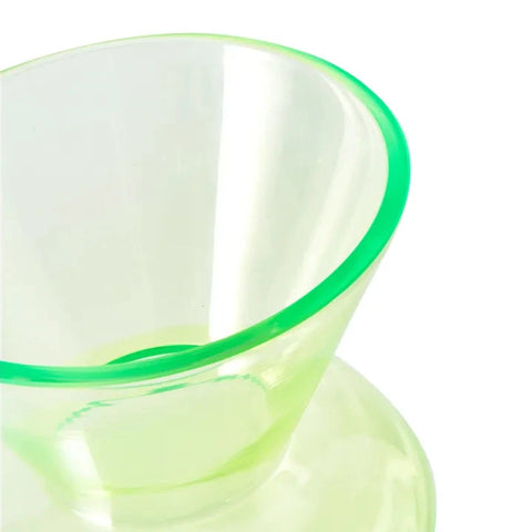 VASE VERRE JAUNE FLUO - NECK