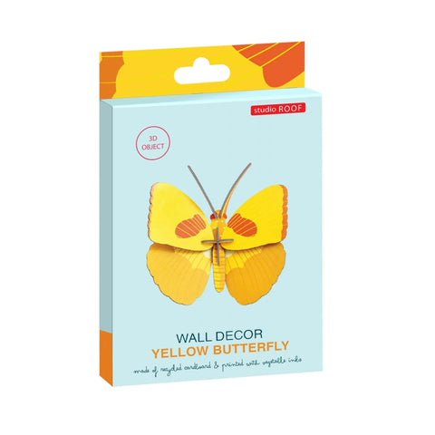 DECORATION MURALE PAPILLON - YELLOW BUTTERFLY