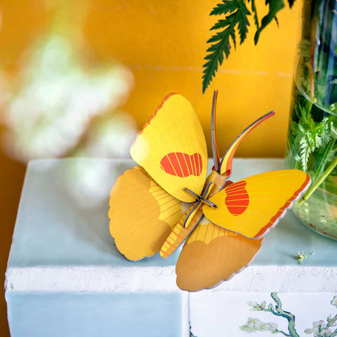 DECORATION MURALE PAPILLON - YELLOW BUTTERFLY